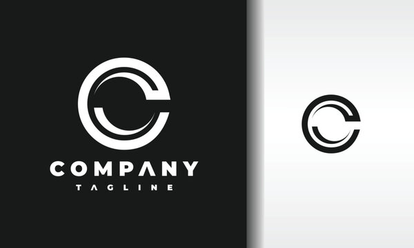 letter C sync connect logo