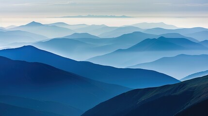 Blue Mountains in the Early Morning Light