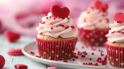 Tasty Valentine Cupcakes