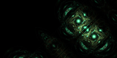 Fraktaler Hintergrund für Webseite und Druckvorlage © Nick Freund