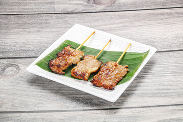 Thai cuisine - grilled pork skewer