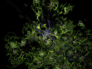 Imaginatory fractal abstract background Image