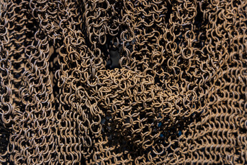 chain mail detail, viking