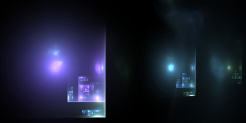 Fraktaler Hintergrund für Webseite und Druckvorlage © Nick Freund