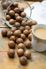 coffee beans and coffee