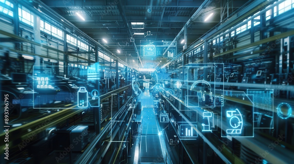 Poster cloud-based manufacturing execution systems (mes), facilitating real-time data exchange and process 