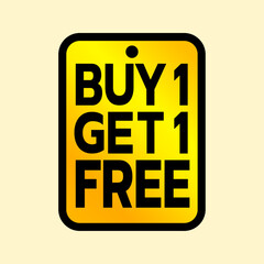 The image shows a golden, rectangular sign with rounded corners and a black border. It features the text 