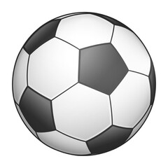 Isolated Vector Icon of Football or Soccer Ball