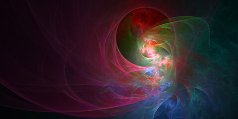 Fraktaler Hintergrund für Webseite und Druckvorlage © Nick Freund