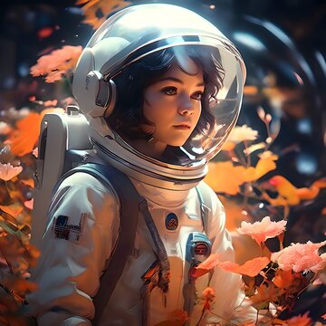 donna spazialetorna sulla terra