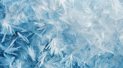 Obraz premium Abstract Ice Crystals Background.