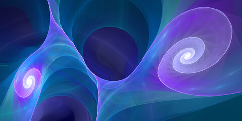 Fraktaler Hintergrund für Webseite und Druckvorlage © Nick Freund