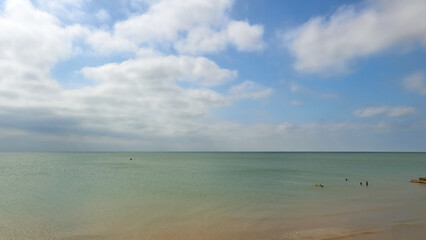 coast of the Sea of ​​Azov in Ukraine