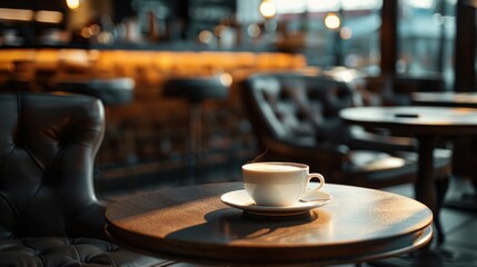 Fototapeta premium Coffee Break in a Cafe