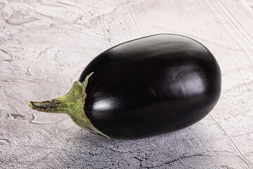 Ripe tasty natural organic eggplant