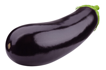 Eggplant isolated on white background, full depth of field © grey