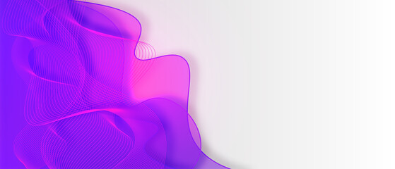 Curve and blend light purple abstract background