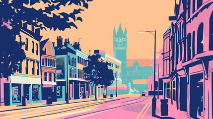 Risograph Artsy Riso Print Travel