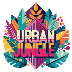 Urban Jungle - Vibrant Modern Nature Art