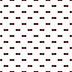 Seamless surface pattern with strokes. Broken horizontal lines. Dashes motif. Repeated rectangle blocks. Simple geometric ornament. Hatched wallpaper. Modern abstract background with stitches. Vector