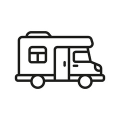 Motor home icon vector design templates simple and modern