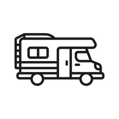 Motor home icon vector design templates simple and modern
