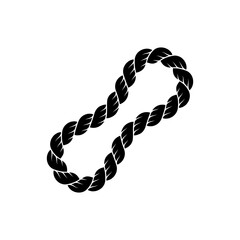 Cord, thread, cable, twine icon vector illustration. Design elements on maritime, sailor, yacht, nautical,adventure, climbing.