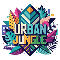 Urban Jungle - Vibrant Modern Nature Art