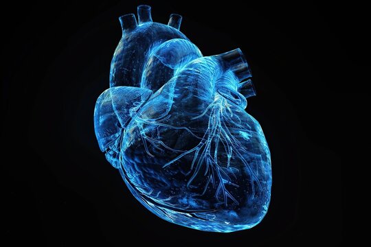 Holographic scan of human heart