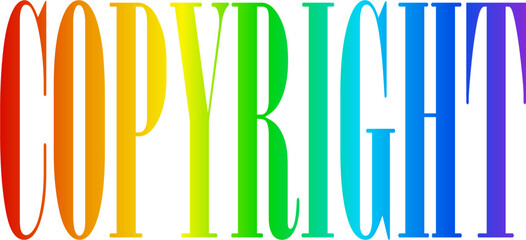 Copyright sign vector image or clipart for business or reserved rights