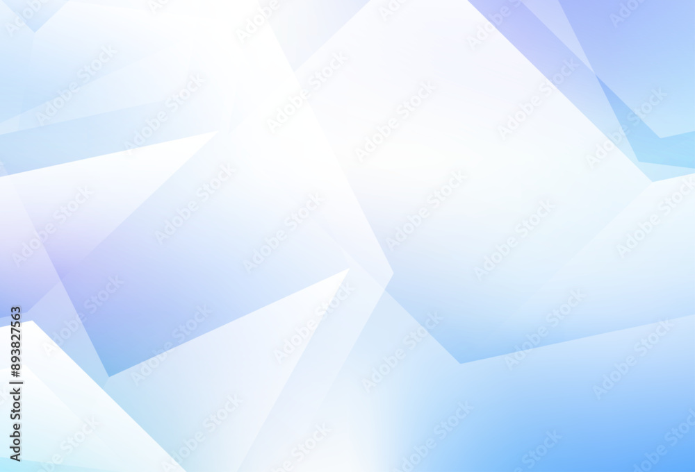 Canvas Prints light pink, blue vector shining triangular backdrop.