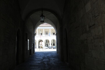 View of Brescia city in northern Italy.