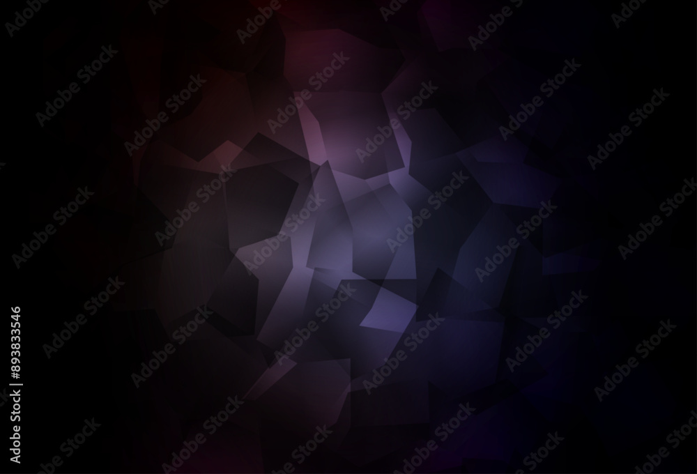 Sticker dark gray vector polygon abstract layout.