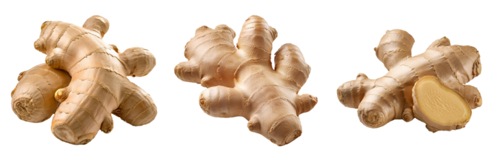 ginger root isolated on transparent background