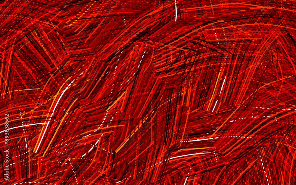 Canvas Prints dark red, yellow vector template with lines.