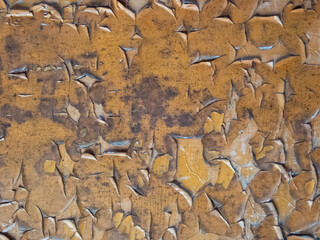 Rust on metal for a background