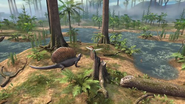 Carboniferous flora and fauna