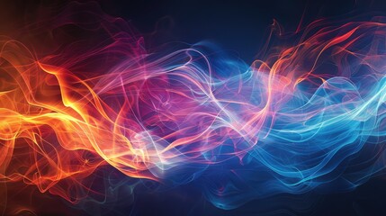 Fototapeta premium Energy flow background