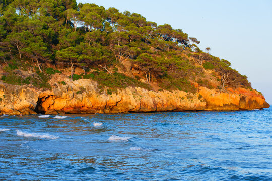 Coastal Cliffs and Vibrant Waters in Tarragona
