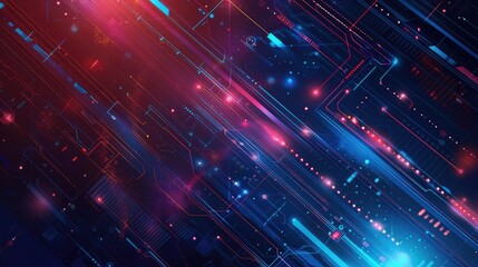 Obraz premium Abstract digital wave. Blue circular shape on the background. Futuristic point wave. Big data. AI generation