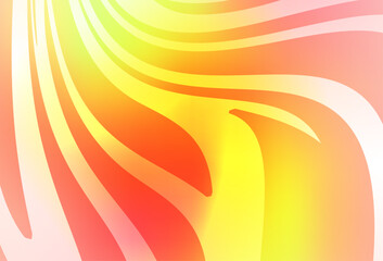 Light Red, Yellow vector blurred shine abstract texture.