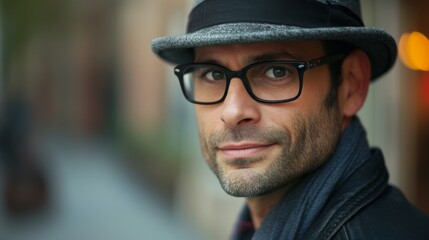 Stylish man in his with impeccable grooming and modern fashion sense