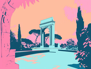 Risograph Colorful Riso Print Travel