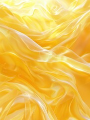 Obraz premium Yellow Silk Fabric