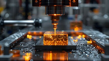 A futuristic manufacturing process utilizing Nanotechnology for precise and efficient production