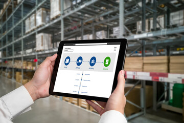 Delivery tracking system for e-commerce and modish online business to timely goods transportation and delivery