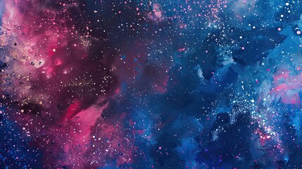 Nebula pink and celestial blue cosmic dust symbolizing star birth cosmic background