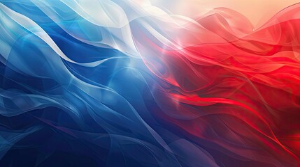 Obraz premium Abstract wallpaper with blue white and red colors and gradient background