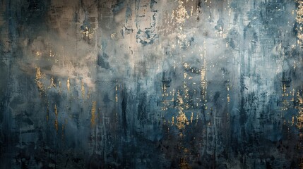 Luxurious wallpaper with velvety textures moody tones and aged gold accents backdrop