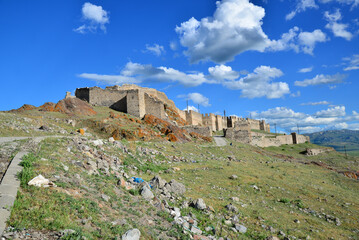 Fototapeta premium A view from Hasan Castle in Pasinler, Erzurum, Turkey